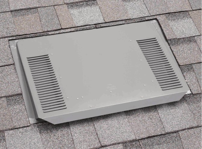 Composition Shingle vent
